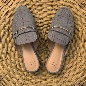 A New Day Remmy Plaid Backless Loafer Mules
